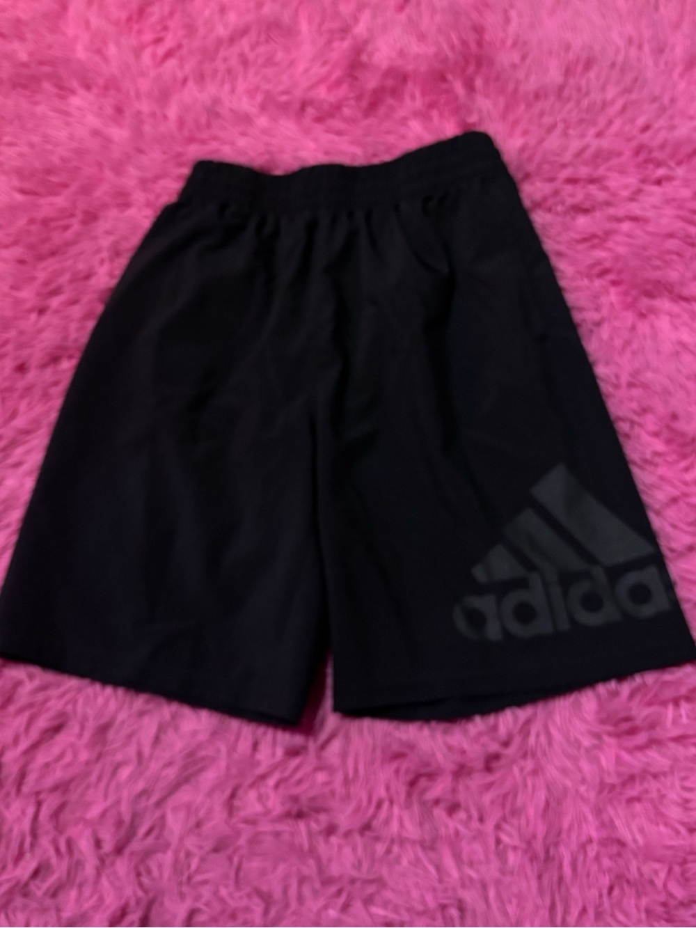 Adidas AEROREADY® Elastic Waistband Big Logo Woven Shorts